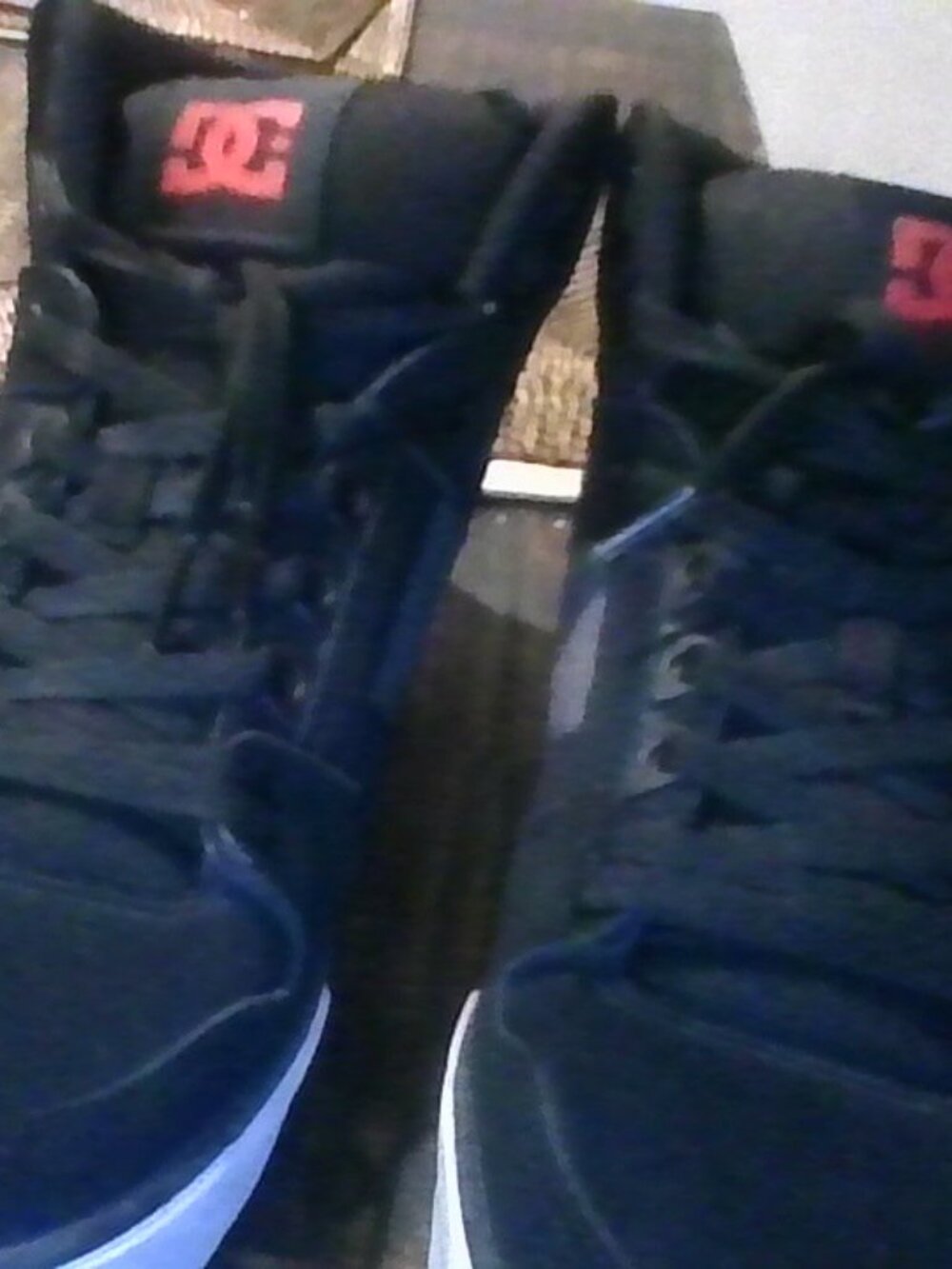 DC shoes high tops skating shoes